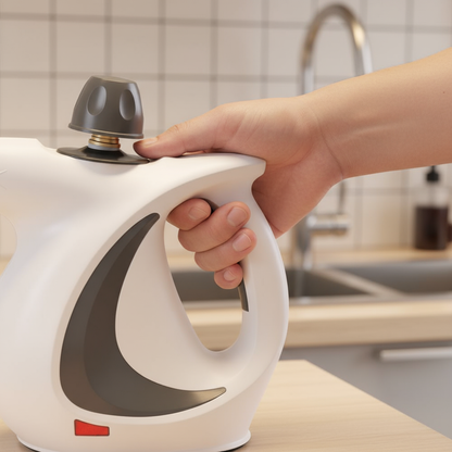 Pulitore a vapore disinfettante compatto